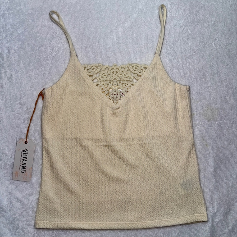 Shyanne Ivory Lace Detail Camisole